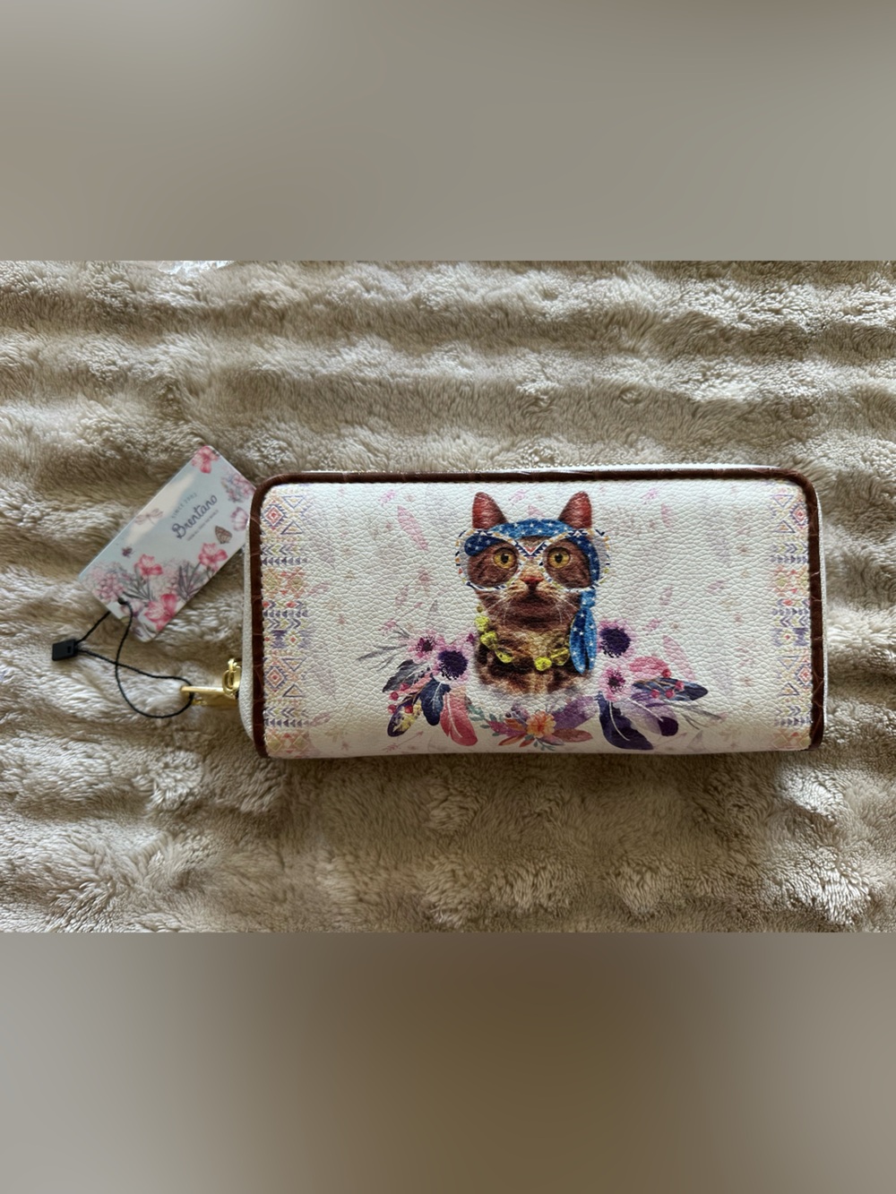 Brentano Cat Wallet – NWT – Cute Feline Print Wallet 🐱